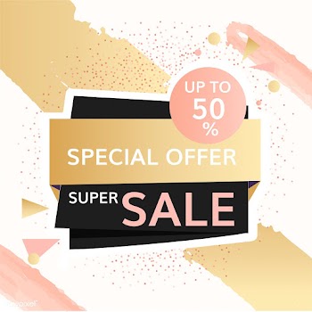 Half price sale sign | Free stock vector - 584721