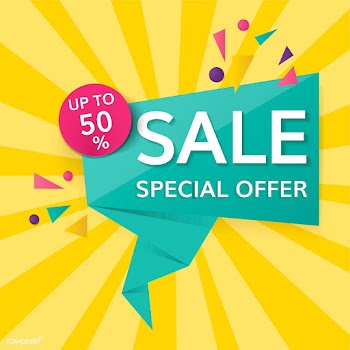 Half price sale sign | Free stock vector - 584729