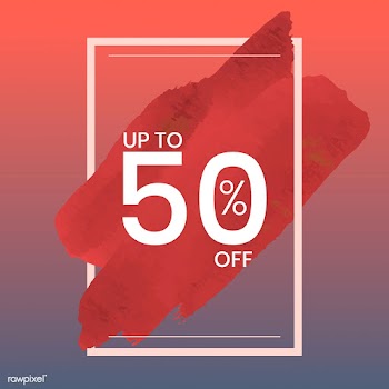 Half price sign | Free stock vector - 897010