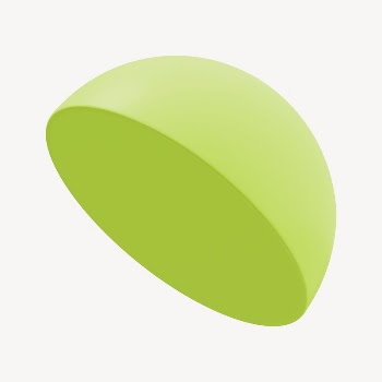 Half sphere shape, 3D circle | Free Photo - rawpixel