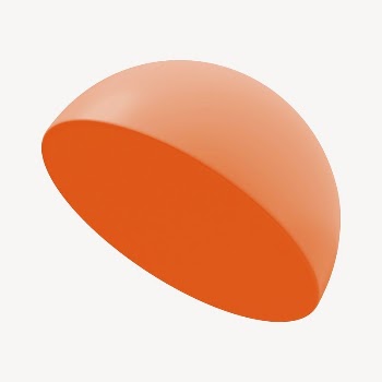 Half sphere shape, 3D circle | Free Photo - rawpixel