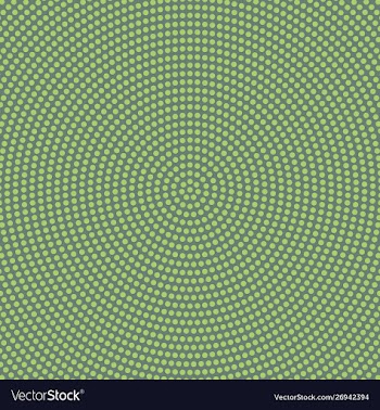Halftone abstract circular dot pattern background vector image
