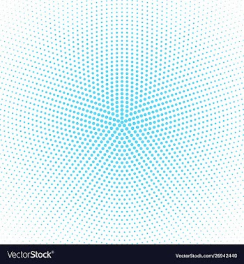 Halftone abstract round circle pattern background vector image