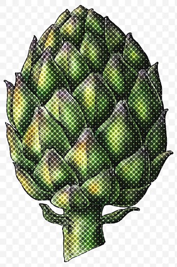 Halftone artichoke sticker design element | Free  transparent png - 2351717