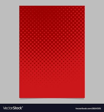 Halftone circle pattern background brochure vector image