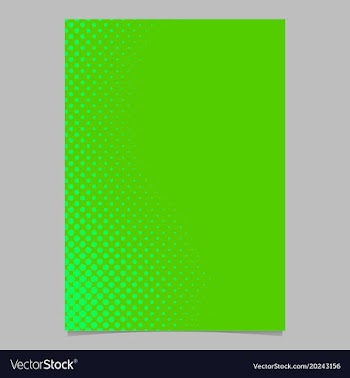 Halftone circle pattern background brochure vector image