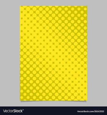 Halftone circle pattern background brochure vector image