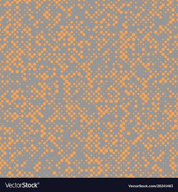 Halftone circle pattern background design vector image