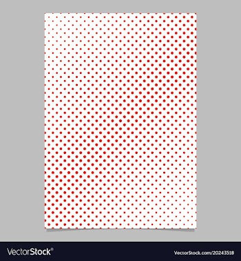 Halftone circle pattern background flyer design vector image