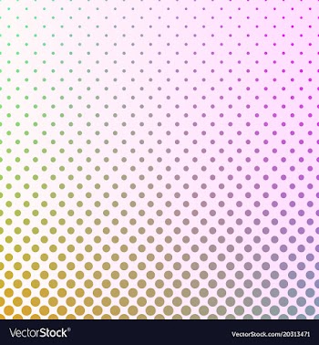 Halftone circle pattern background - gradient vector image
