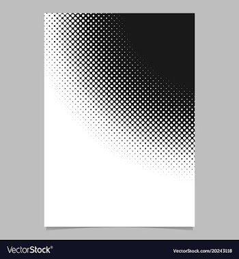 Halftone circle pattern background poster vector image