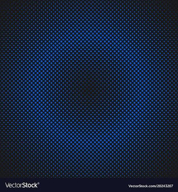 Halftone circle pattern background template vector image