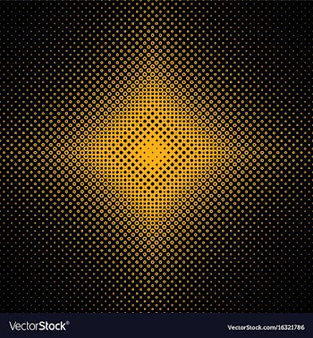 Halftone circle pattern background vector image