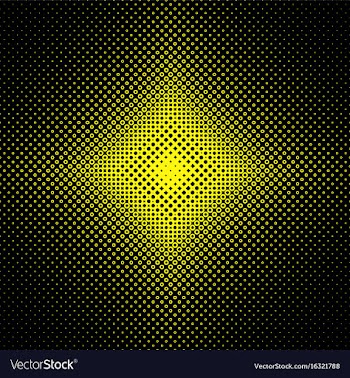 Halftone circle pattern background vector image