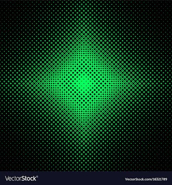 Halftone circle pattern background vector image