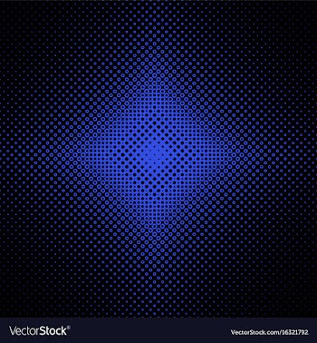 Halftone circle pattern background vector image