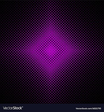 Halftone circle pattern background vector image