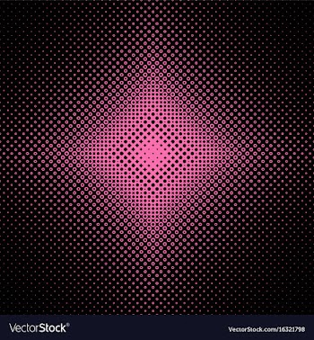 Halftone circle pattern background vector image