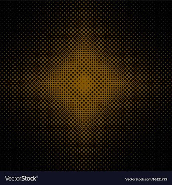 Halftone circle pattern background vector image