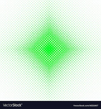 Halftone circle pattern background vector image