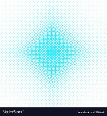 Halftone circle pattern background vector image