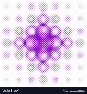 Halftone circle pattern background vector image
