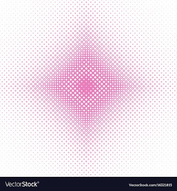 Halftone circle pattern background vector image