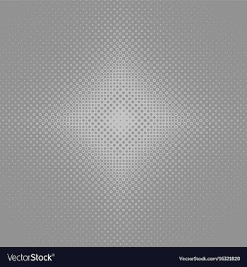 Halftone circle pattern background vector image