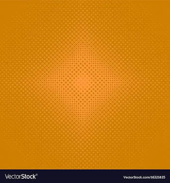Halftone circle pattern background vector image