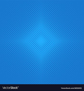 Halftone circle pattern background vector image