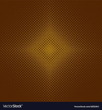 Halftone circle pattern background vector image