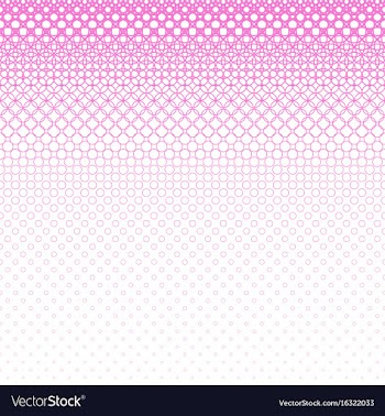 Halftone circle pattern background vector image