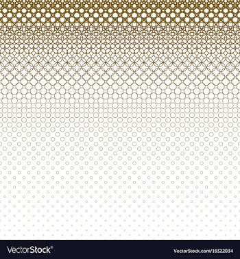 Halftone circle pattern background vector image