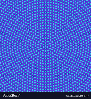 Halftone color abstract retro circle pattern vector image