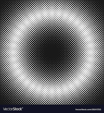 Halftone diagonal square pattern background vector image