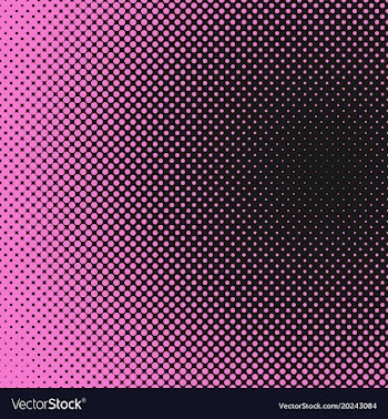 Halftone dot background pattern template vector image