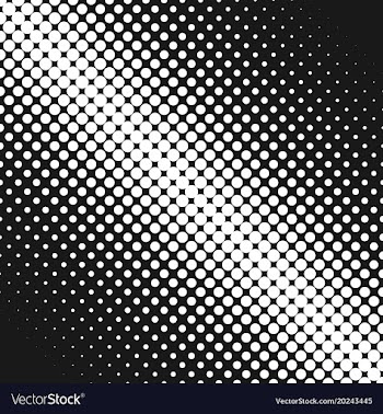 Halftone dot pattern background design - abstract vector image