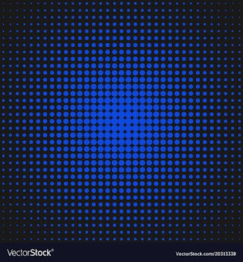 Halftone dot pattern background template vector image
