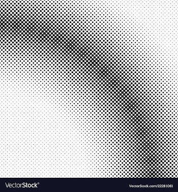 Halftone dot pattern background template vector image