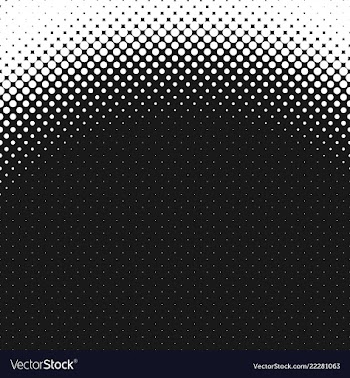 Halftone dot pattern background template vector image