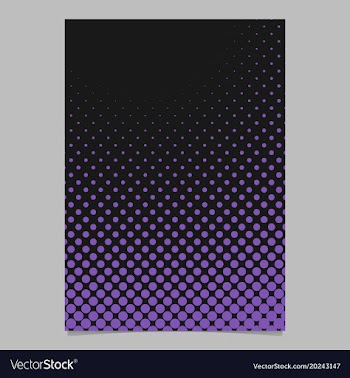Halftone dot pattern brochure background design vector image