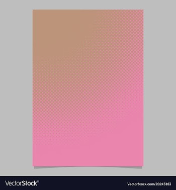Halftone dot pattern brochure background template vector image