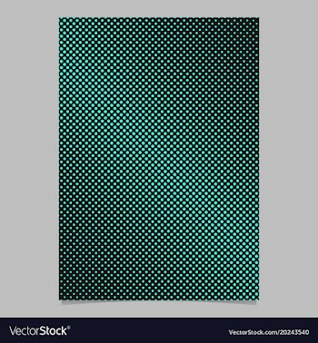 Halftone dot pattern brochure background template vector image