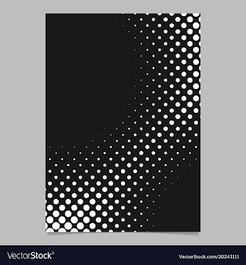 Halftone dot pattern page background design vector image
