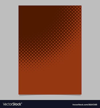 Halftone dot pattern page background template vector image
