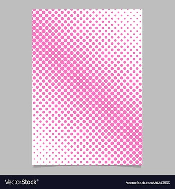 Halftone dot pattern poster background template vector image