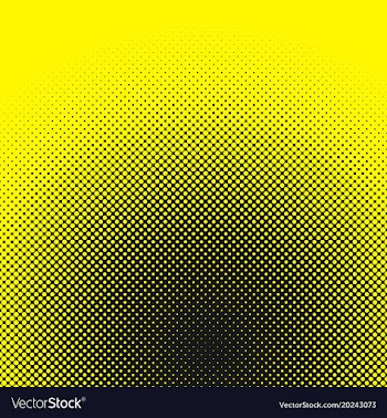 Halftone dotted pattern background template vector image