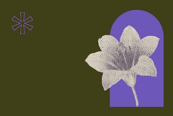 Halftone flower background, minimal purple | Free Photo - rawpixel