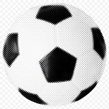 Halftone football sticker | Free  transparent png - 2351725
