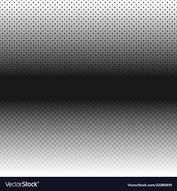Halftone geometric circle and square pattern vector image